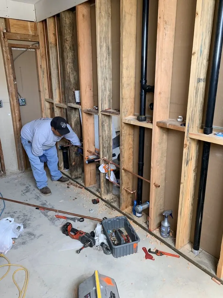 Commercial rough-in plumbing for Water Heater Replacement in City Mills